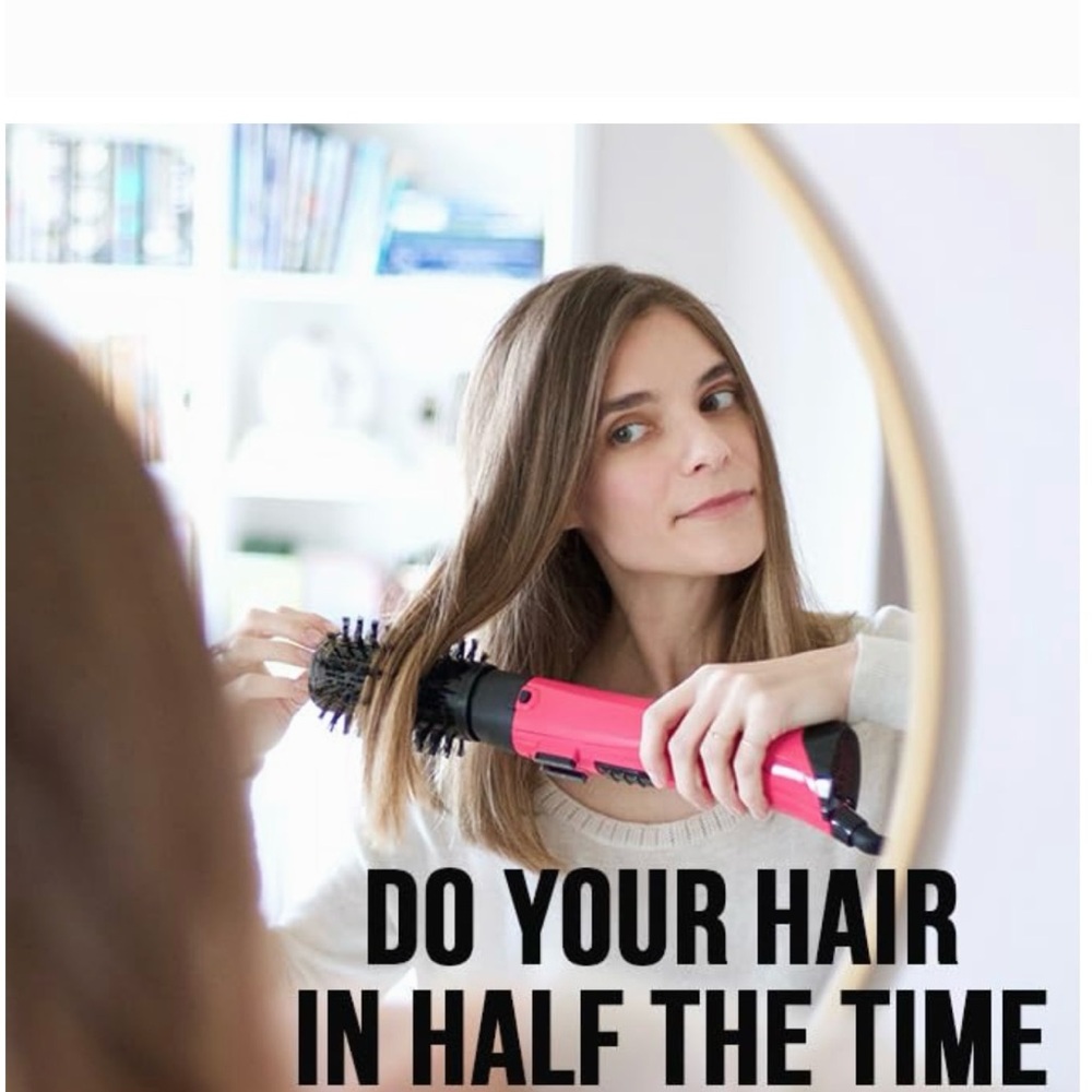 Pink Hair Styling Brush